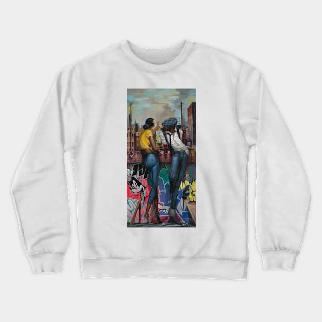 Blackness In Love Crewneck Sweatshirt by CoreDJ Sherman